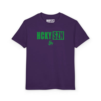 Youth HCKY SZN DryBlend Tee Shirt (Green Logo) - Various Colors