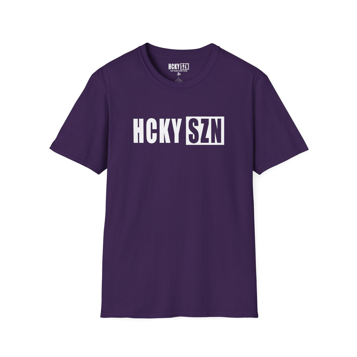 HCKY SZN Softstyle Tee Shirt (Purple)
