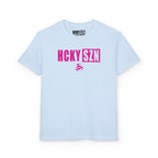 Youth HCKY SZN DryBlend Tee Shirt (Pink Logo) - Various Colors