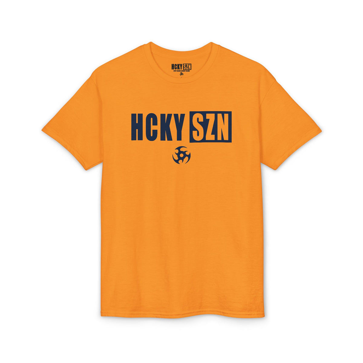 HCKY SZN Simple Star DryBlend Tee Shirt (Navy Logo) - Various Colors