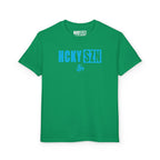 Youth HCKY SZN DryBlend Tee Shirt (Sky Blue Logo) - Various Colors