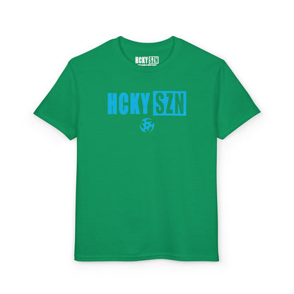 Youth HCKY SZN DryBlend Tee Shirt (Sky Blue Logo) - Various Colors