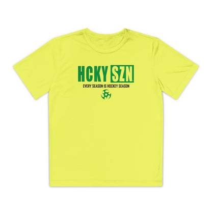 Every Season is HCKY SZN Youth Competitor Tee (Green Logo) - Various Colors