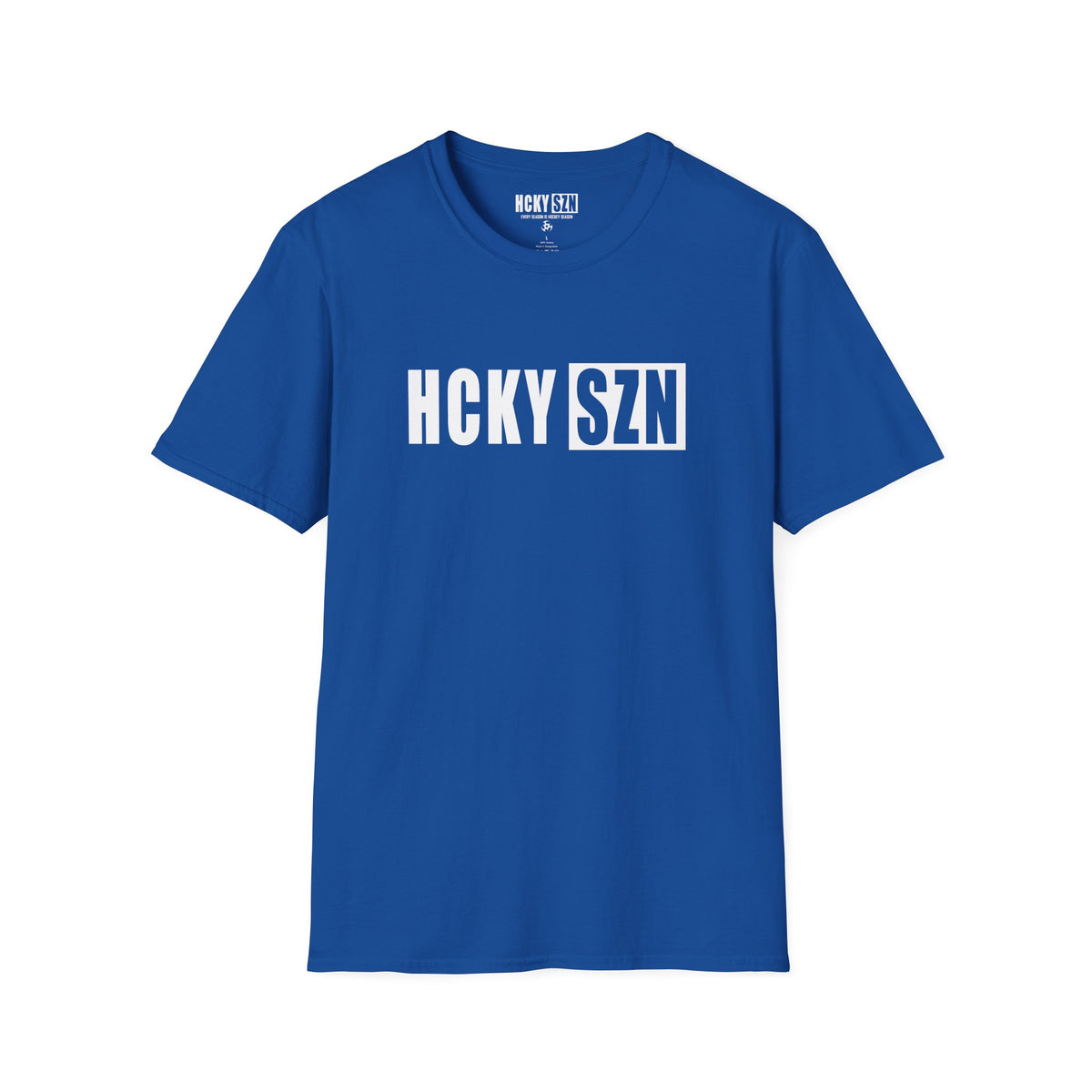 HCKY SZN Softstyle Tee Shirt (Royal)