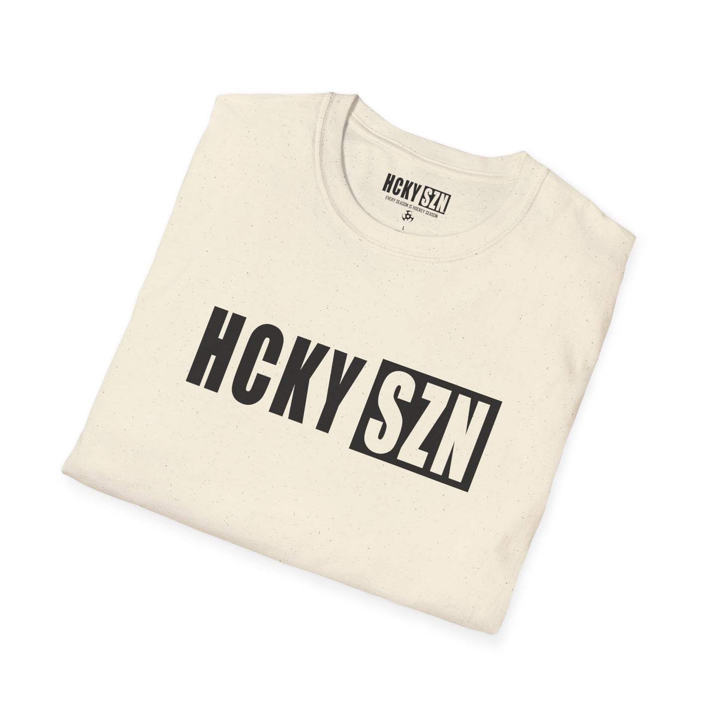 HCKY SZN Softstyle Tee Shirt (Natural)