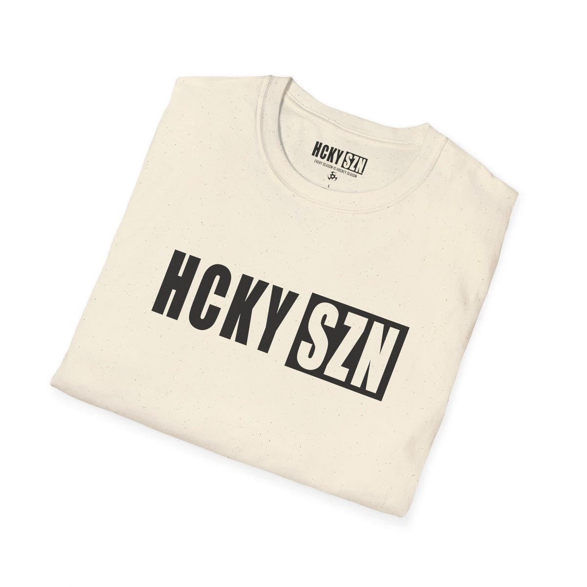 HCKY SZN Softstyle Tee Shirt (Natural)