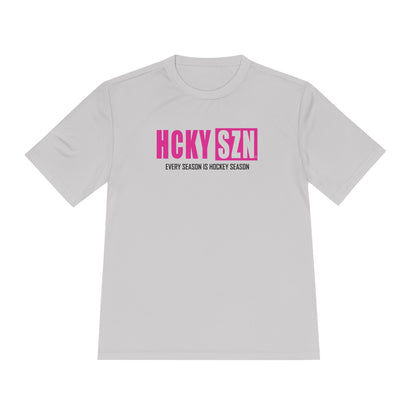 Every Season is HCKY SZN Performance Tee (Hot Pink Logo) - Various Colors