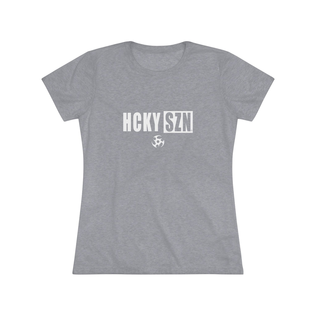 Women’s Hockey Vibe Triblend Tee (White Logo)