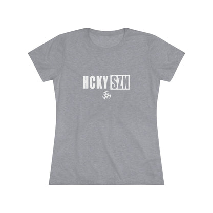 Women’s Hockey Vibe Triblend Tee (White Logo)