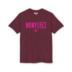 HCKY SZN Simple Star DryBlend Tee Shirt (Pink Logo) - Various Colors