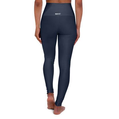 HCKY SZN High Waisted Yoga Leggings (Midnight Navy)