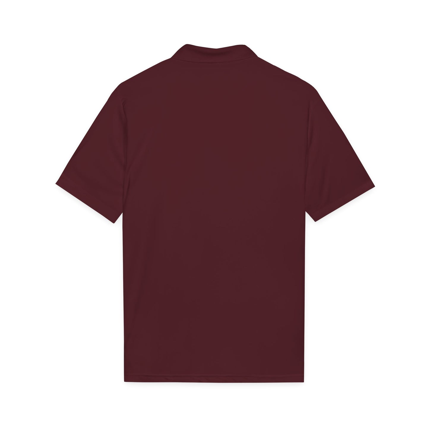 HCKY SZN Embroidered Performance Hockey Polo (Maroon)