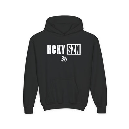 Youth HCKY SZN (White Logo) Hooded Sweatshirt - Various Colors