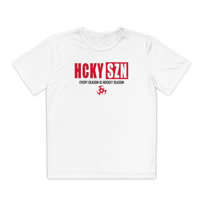 Every Season is HCKY SZN Youth Competitor Tee (Red Logo) - Various Colors