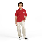 Youth HCKY SZN DryBlend Polo Shirt (Red)