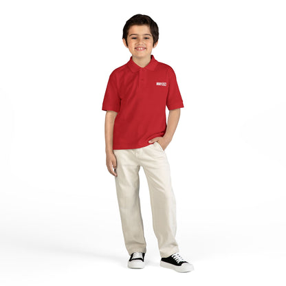 Youth HCKY SZN DryBlend Polo Shirt (Red)