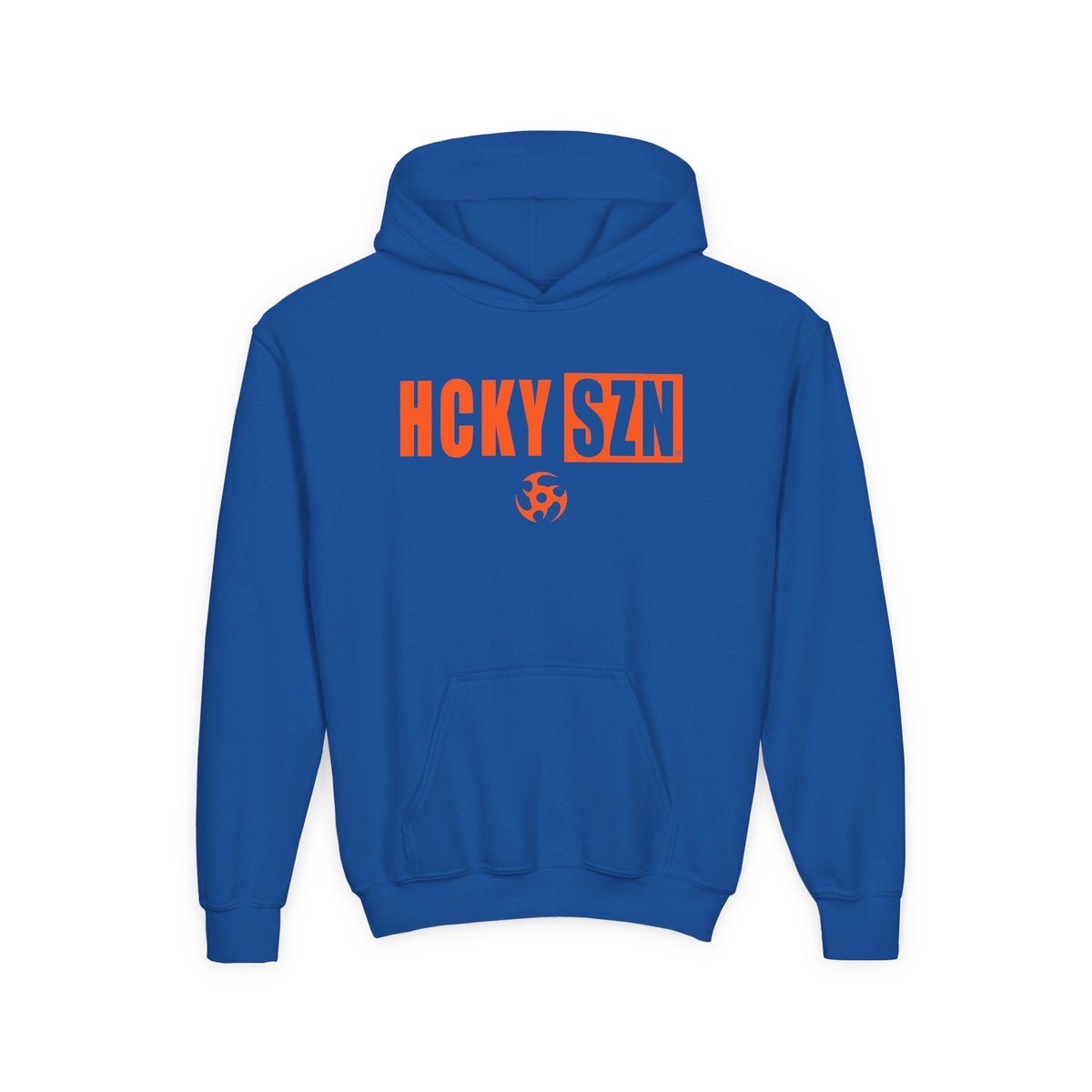 Youth HCKY SZN (Orange Logo) Hooded Sweatshirt - Various Colors