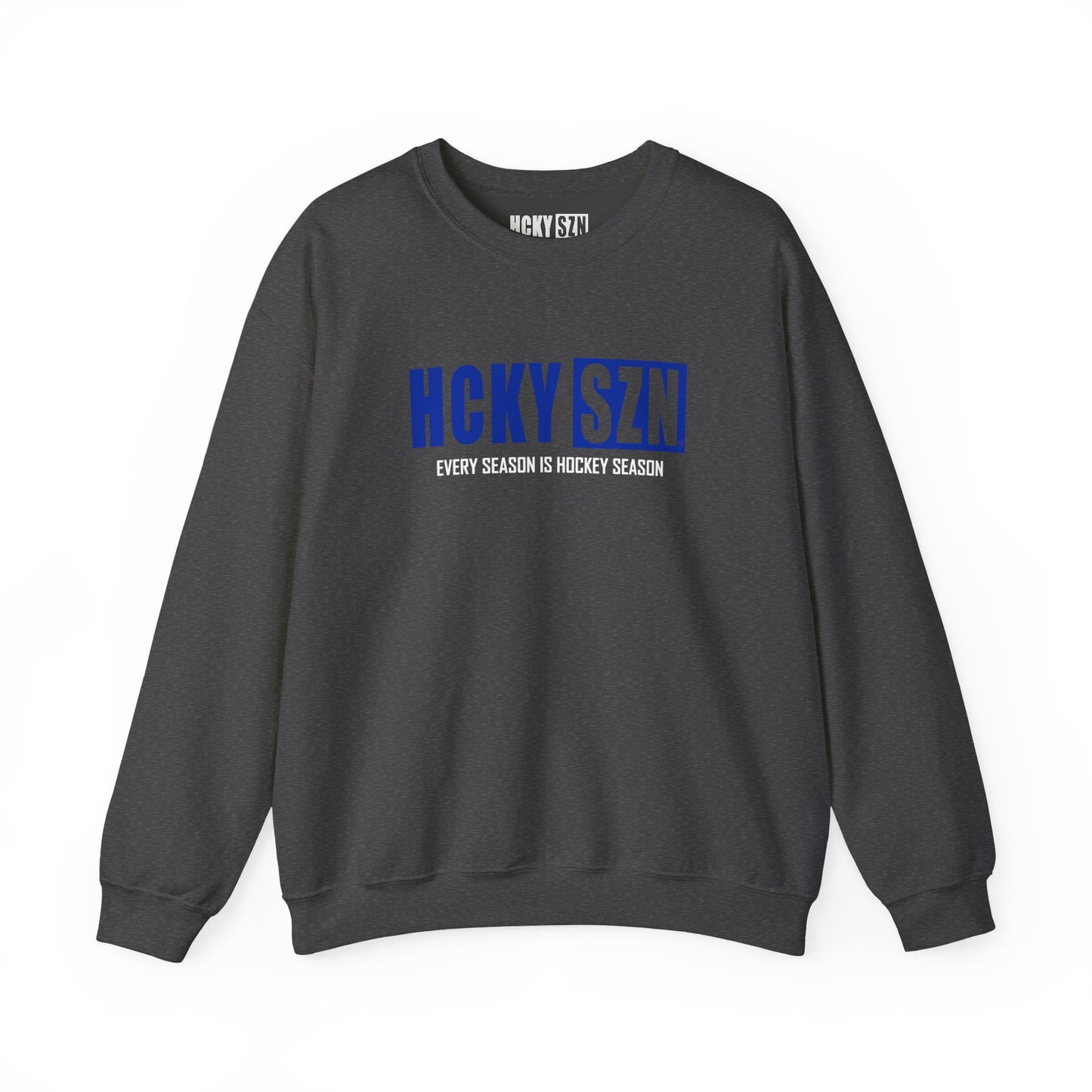 HCKY SZN Crewneck Sweatshirt (Royal Blue Logo) - Various Colors