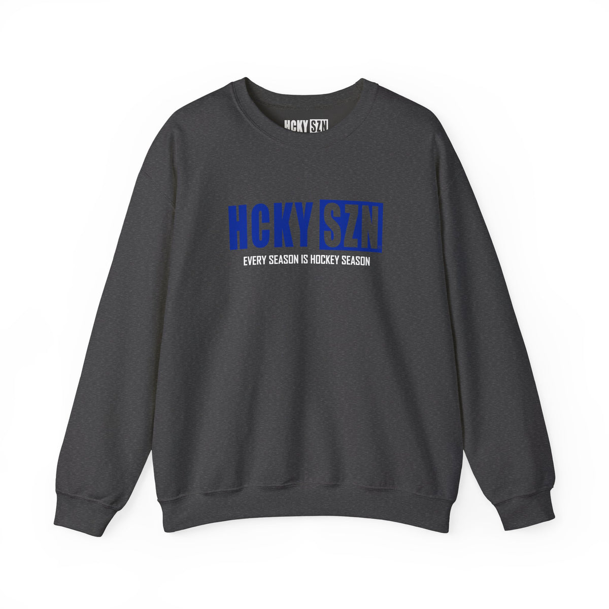 HCKY SZN Crewneck Sweatshirt (Royal Blue Logo) - Various Colors
