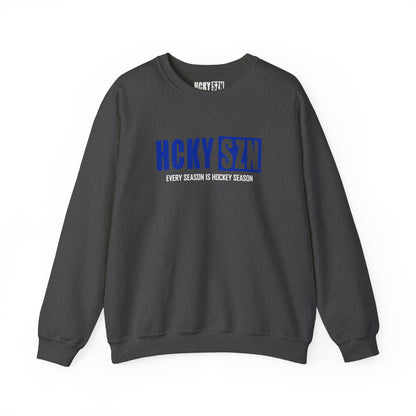 HCKY SZN Crewneck Sweatshirt (Royal Blue Logo) - Various Colors