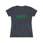 Women’s Hockey Vibe Triblend Tee (Green Logo)