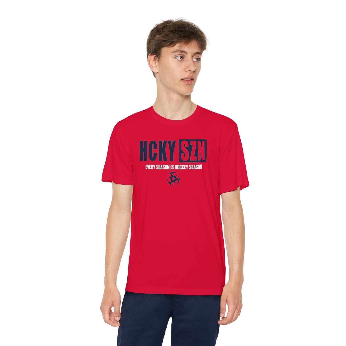 Every Season is HCKY SZN Youth Competitor Tee (Navy Logo) - Various Colors