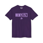 HCKY SZN Simple Star DryBlend Tee Shirt (Lavender Logo) - Various Colors