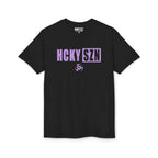 HCKY SZN Simple Star DryBlend Tee Shirt (Lavender Logo) - Various Colors