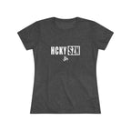 Women’s Hockey Vibe Triblend Tee (White Logo)