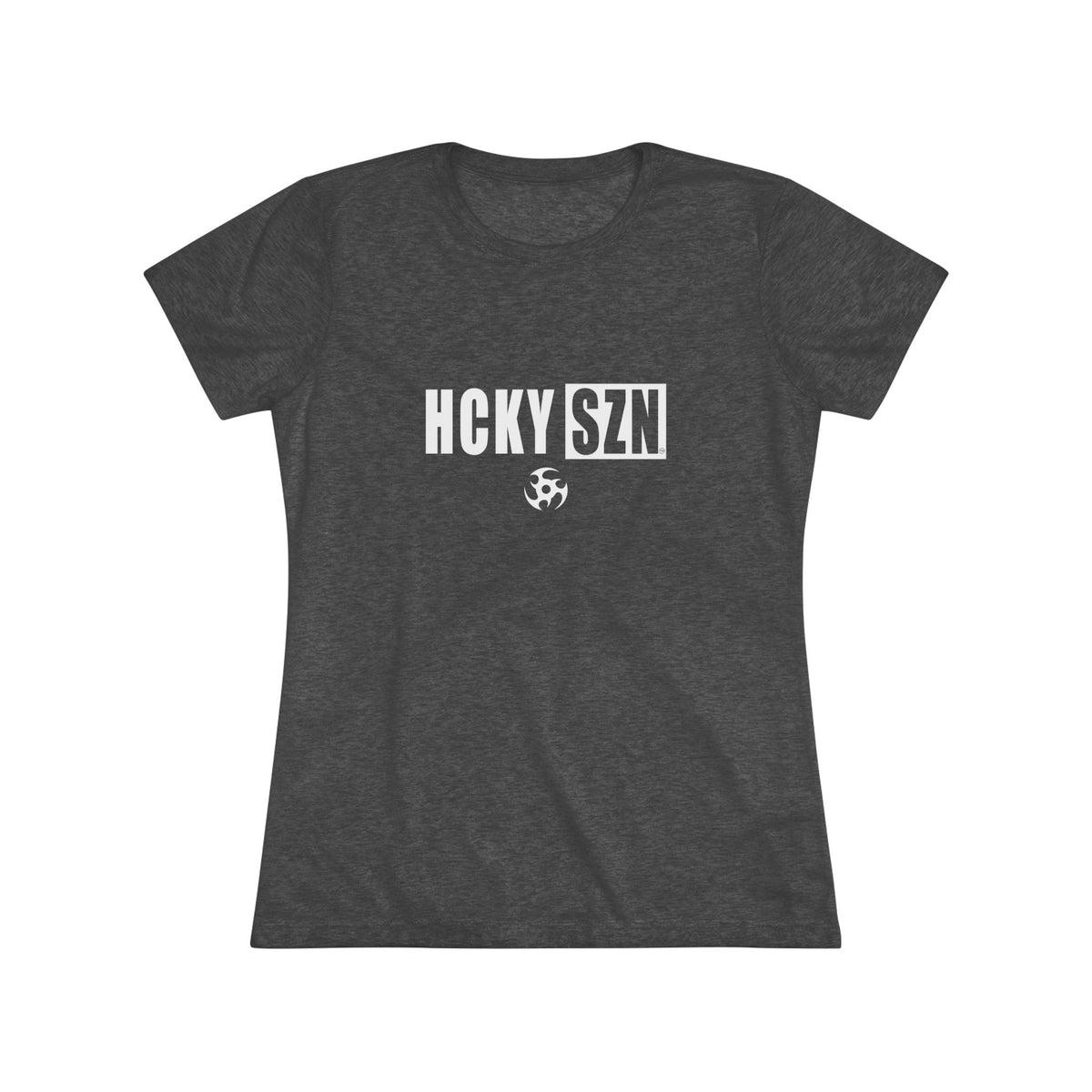 Women’s Hockey Vibe Triblend Tee (White Logo)