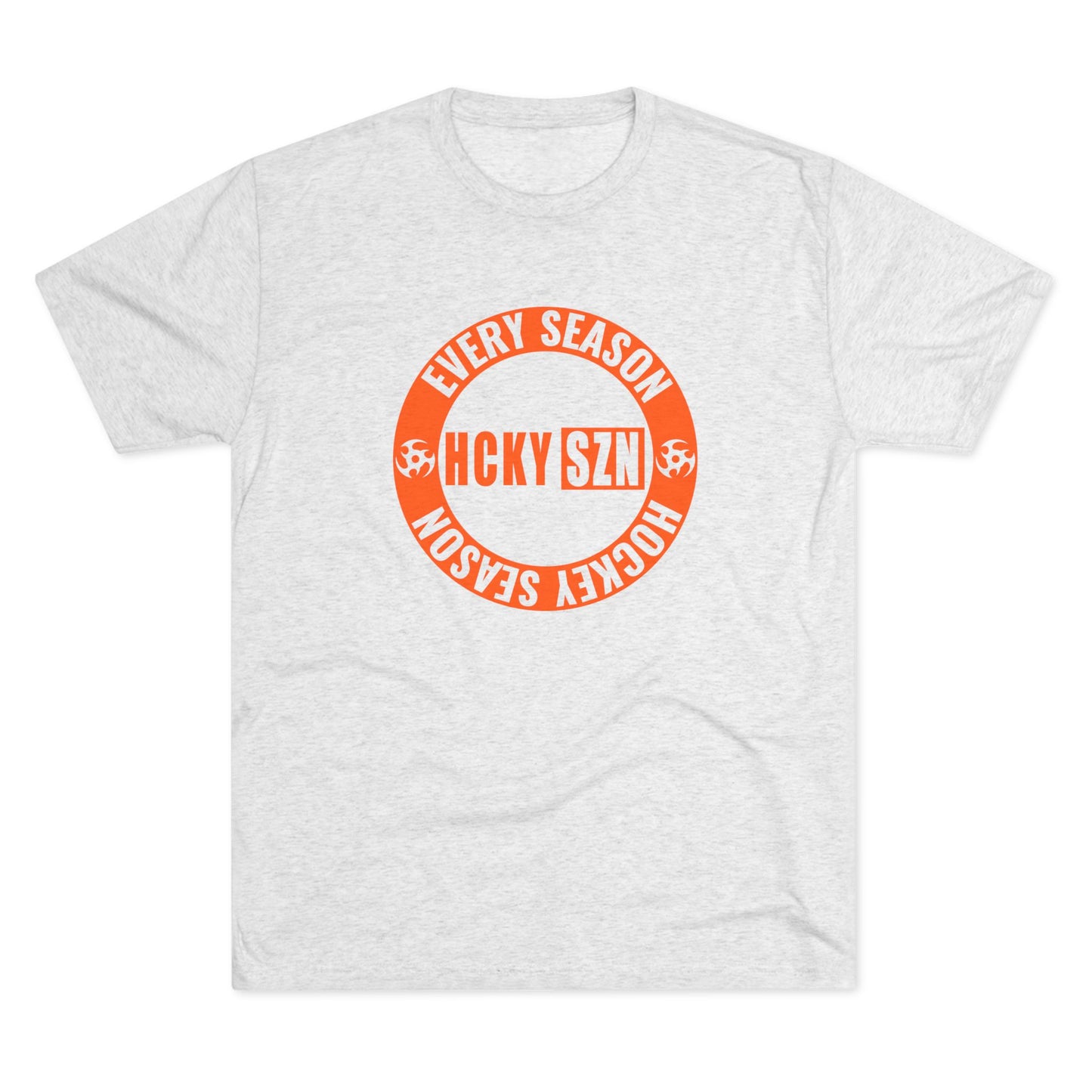 HCKY SZN Circle Logo TriBlend Tee Shirt (Orange) -Various Colors
