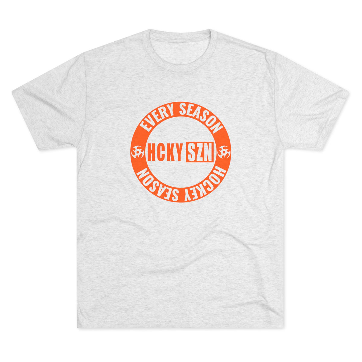 HCKY SZN Circle Logo TriBlend Tee Shirt (Orange) -Various Colors