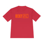 HCKYSZN (Flagship Logo) Adult Performance Tee - Red/Orange