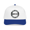 HCKY SZN Circle Logo Mid Profile Baseball Cap (White/Blue/Black)