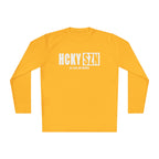 HCKYSZN (All Gas) Long Sleeve Adult Performance Tee - Gold/White/White