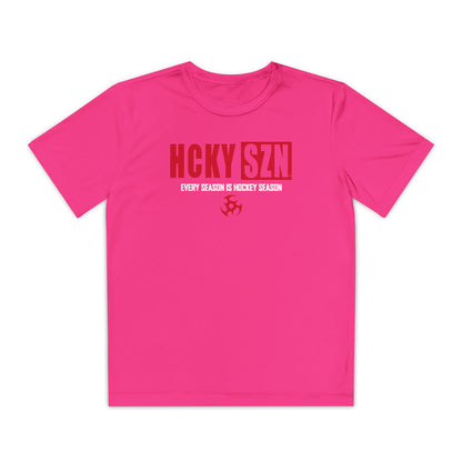 Every Season is HCKY SZN Youth Competitor Tee (Red Logo) - Various Colors