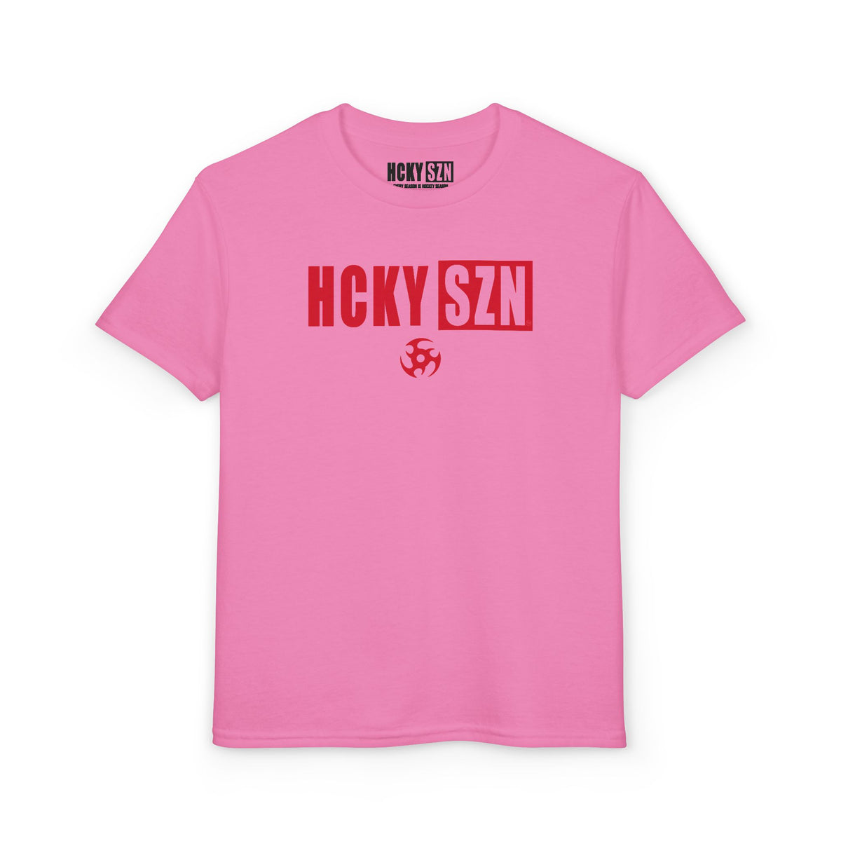 Youth HCKY SZN DryBlend Tee Shirt (Red Logo) - Various Colors
