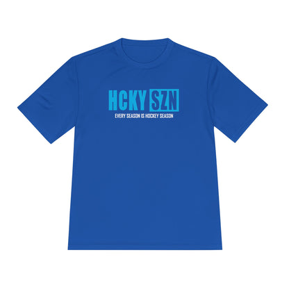 Every Season is HCKYS Performance Tee - Sky Blue Logo