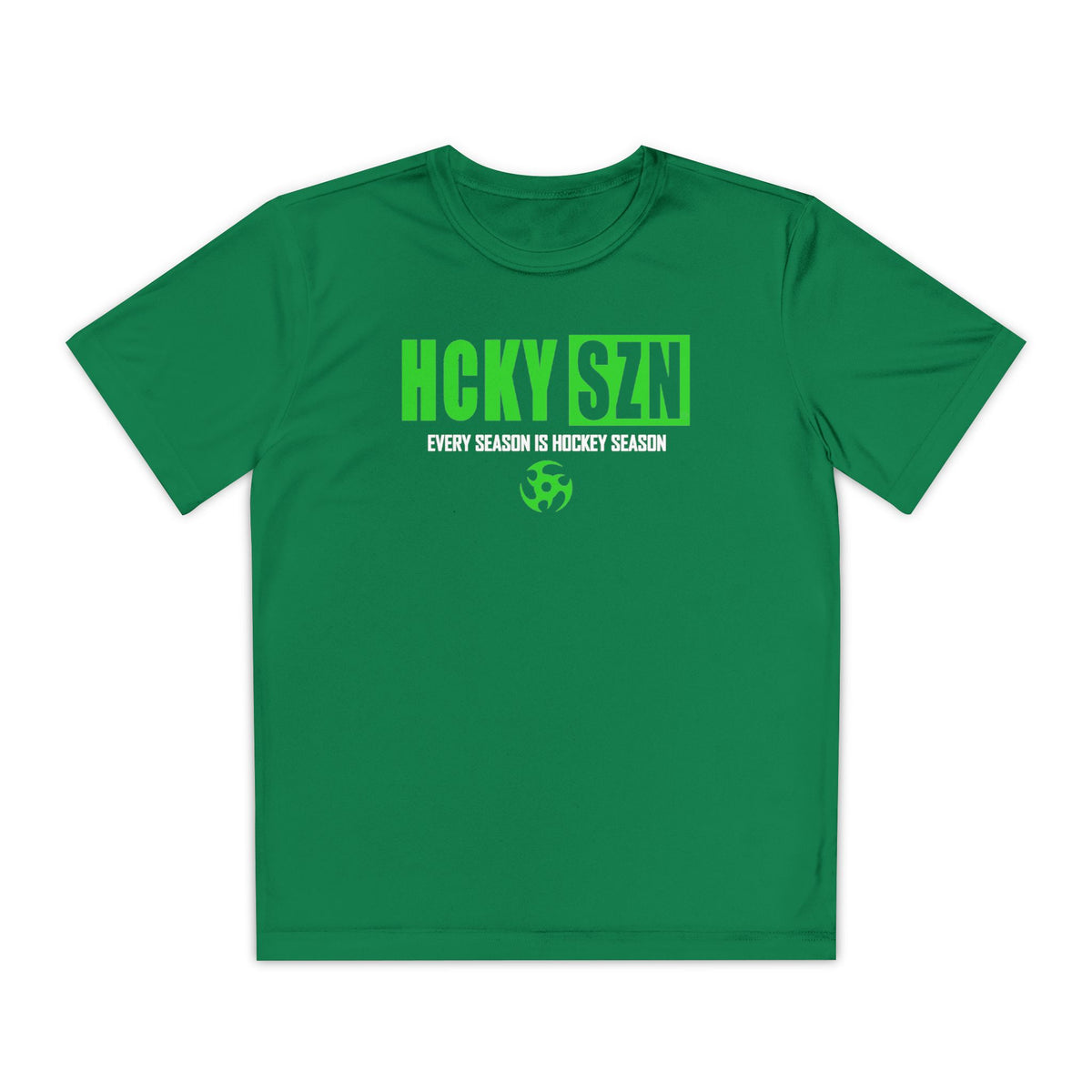 Every Season is HCKY SZN Youth Competitor Tee (Lime Logo) - Various Colors