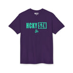 HCKY SZN Simple Star DryBlend Tee Shirt (Seafoam Logo) - Various Colors