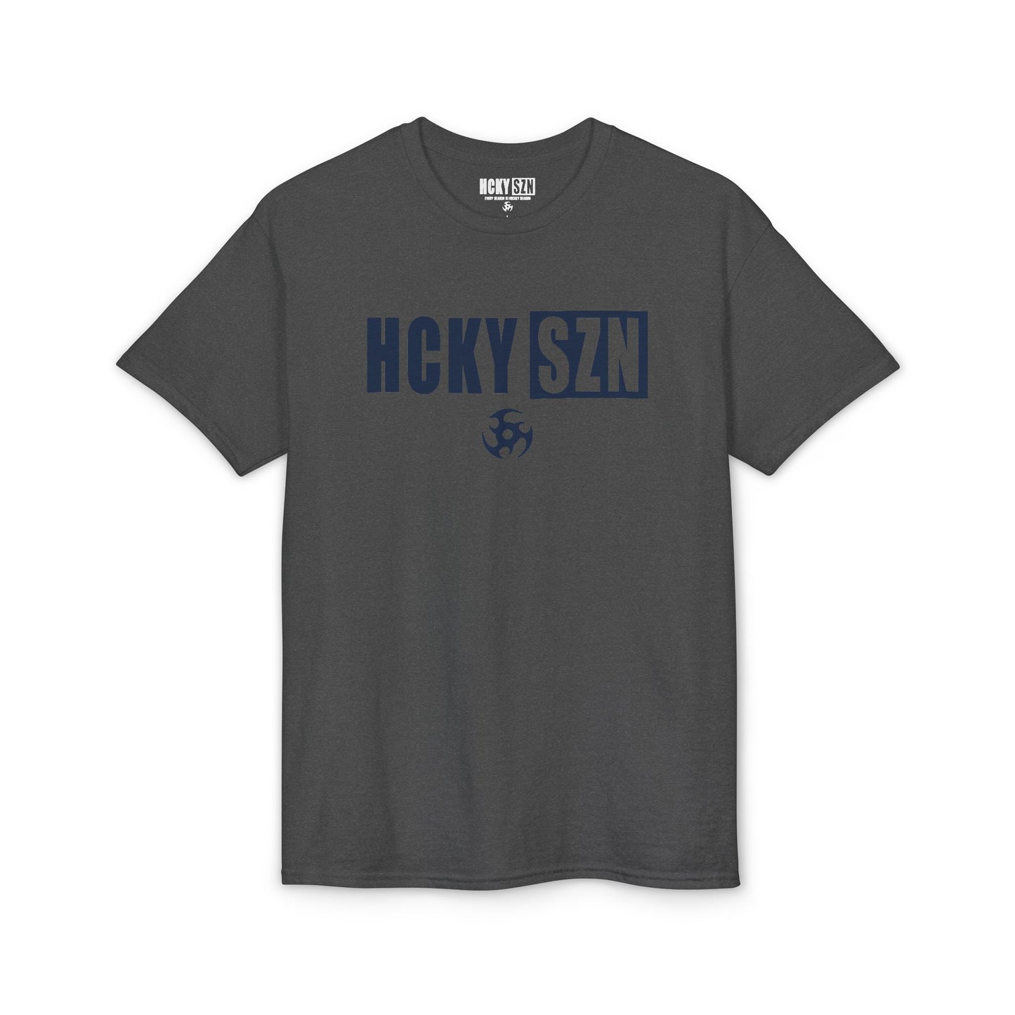 HCKY SZN Simple Star DryBlend Tee Shirt (Navy Logo) - Various Colors