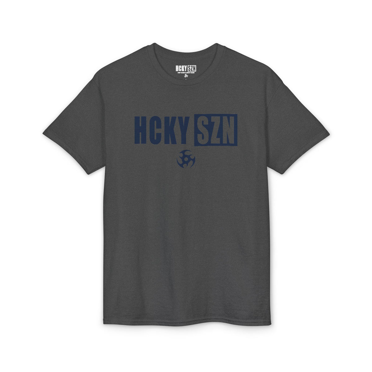 HCKY SZN Simple Star DryBlend Tee Shirt (Navy Logo) - Various Colors