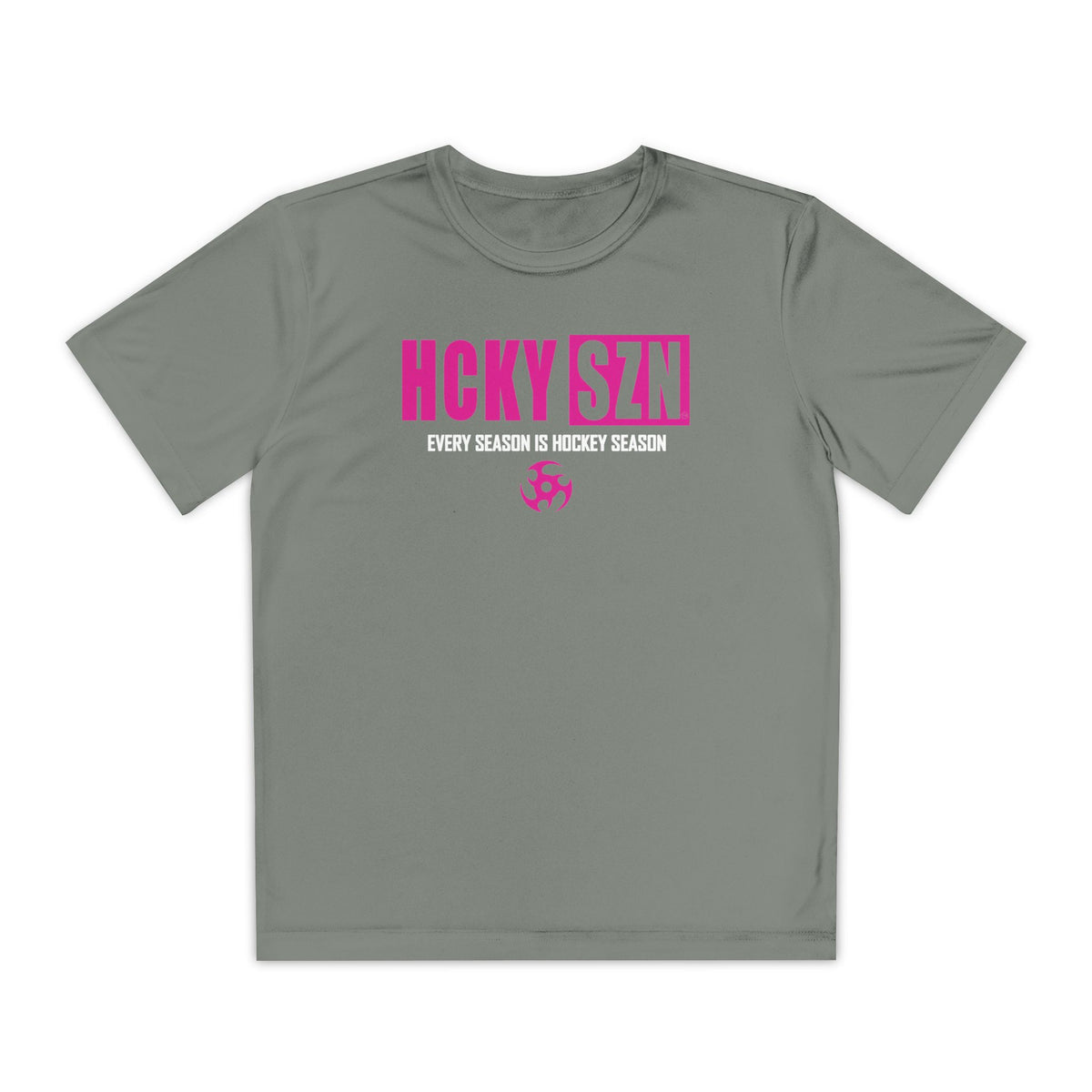 Every Season is HCKY SZN Youth Competitor Tee (Hot Pink Logo) - Various Colors