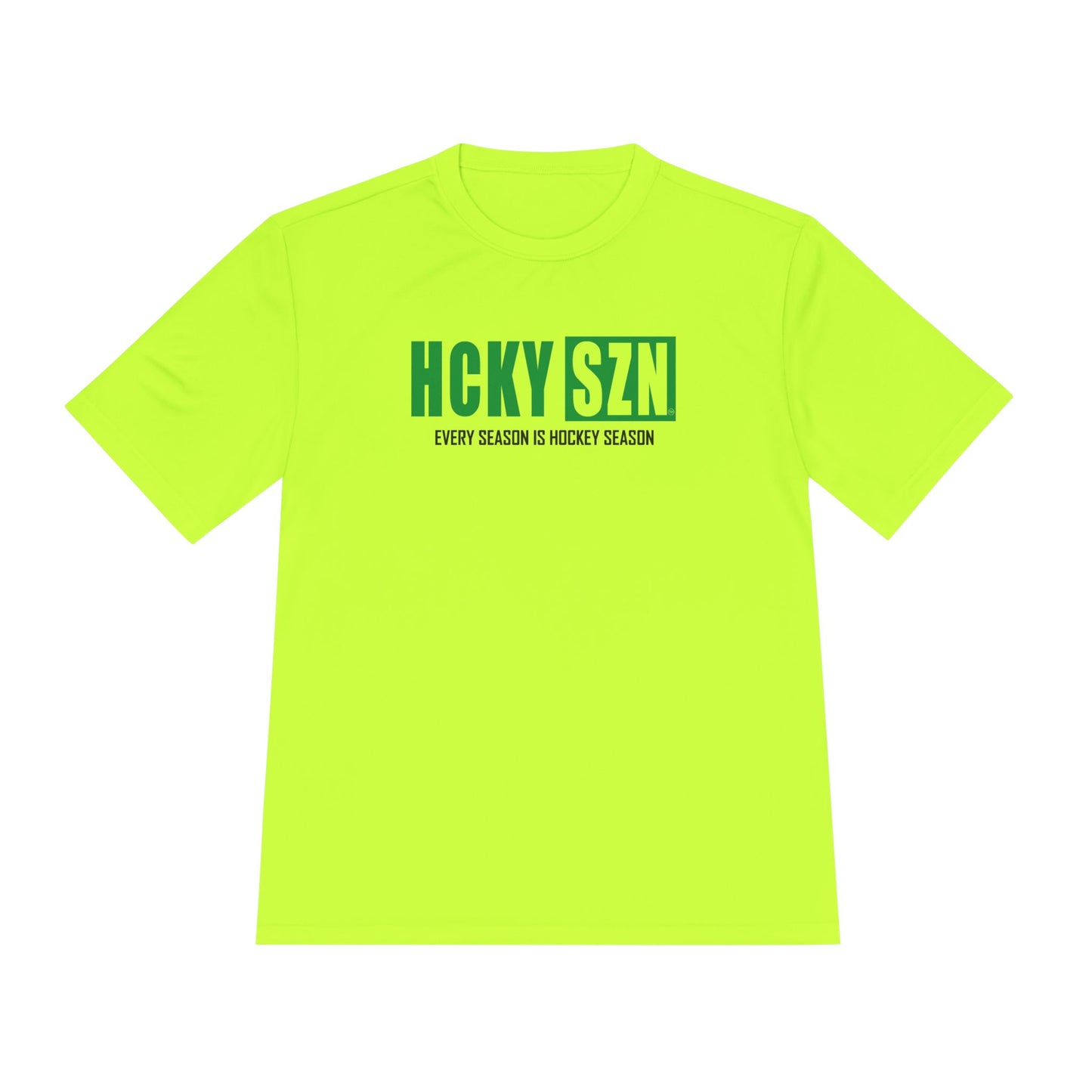 Every Season is HCKY SZN Performance Tee (Green Logo) - Various Colors