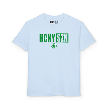 Youth HCKY SZN DryBlend Tee Shirt (Green Logo) - Various Colors