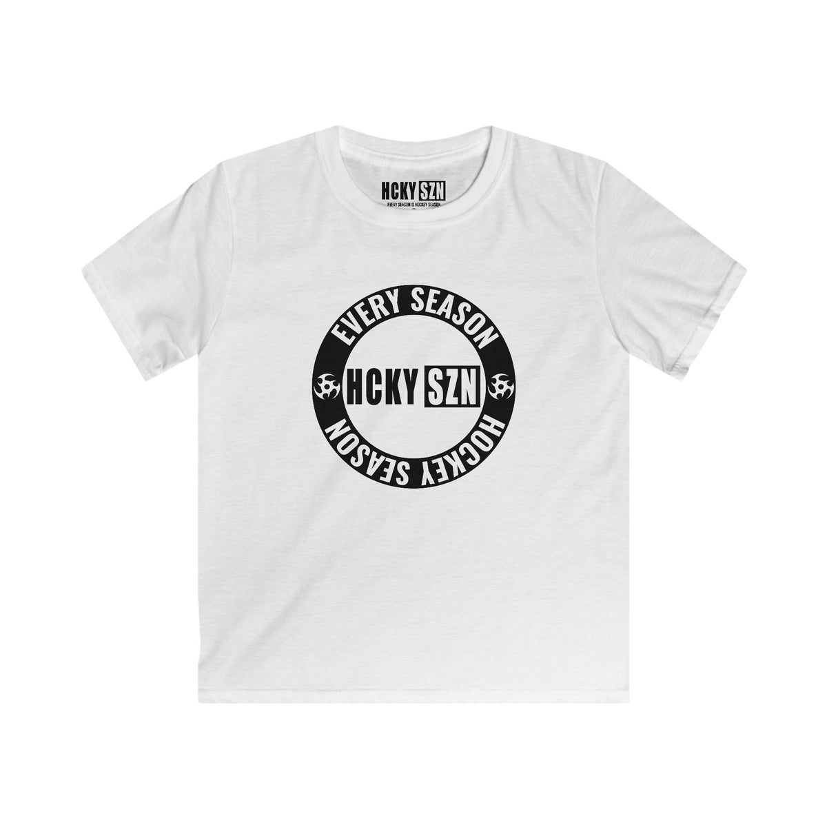 Youth Circle SZN Softstyle Tee (Black Logo) - Various Colors
