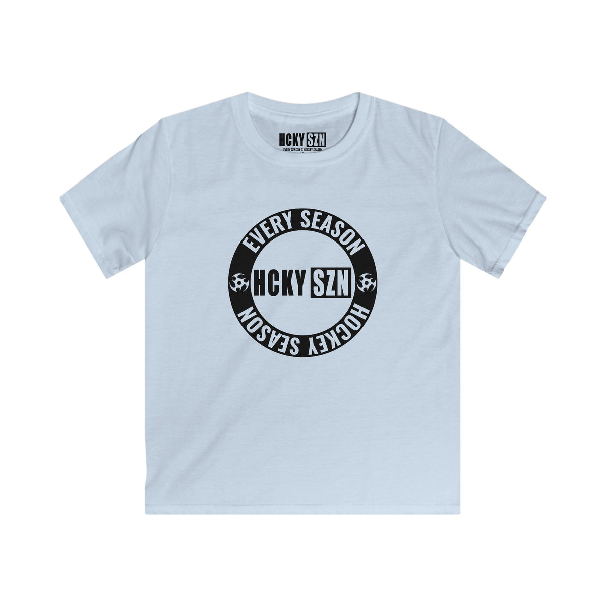 Youth Circle SZN Softstyle Tee (Black Logo) - Various Colors