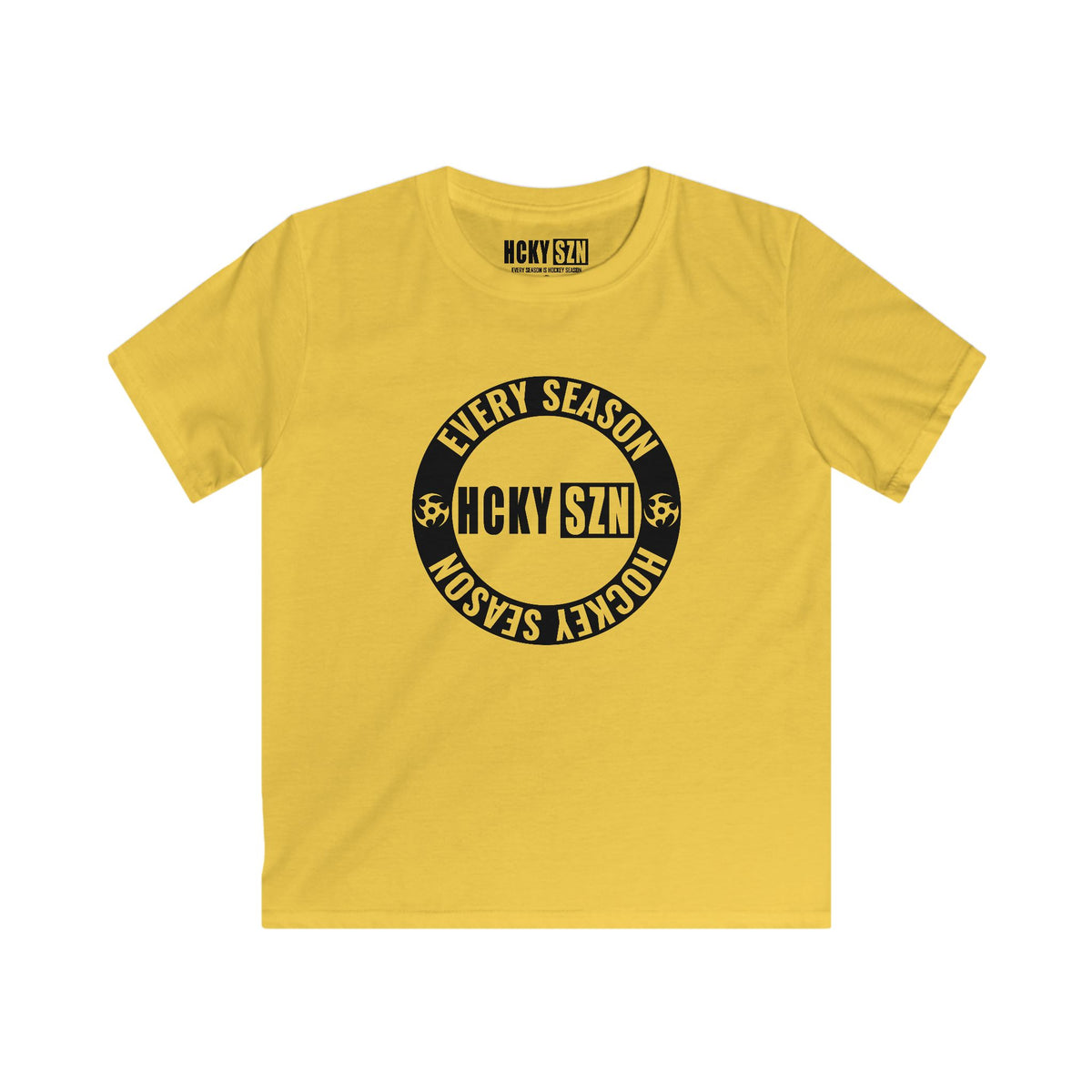 Youth Circle SZN Softstyle Tee (Black Logo) - Various Colors