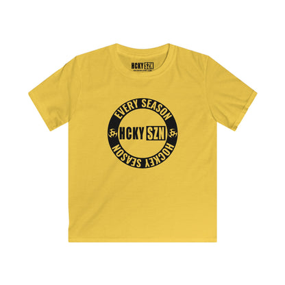 Youth Circle SZN Softstyle Tee (Black Logo) - Various Colors
