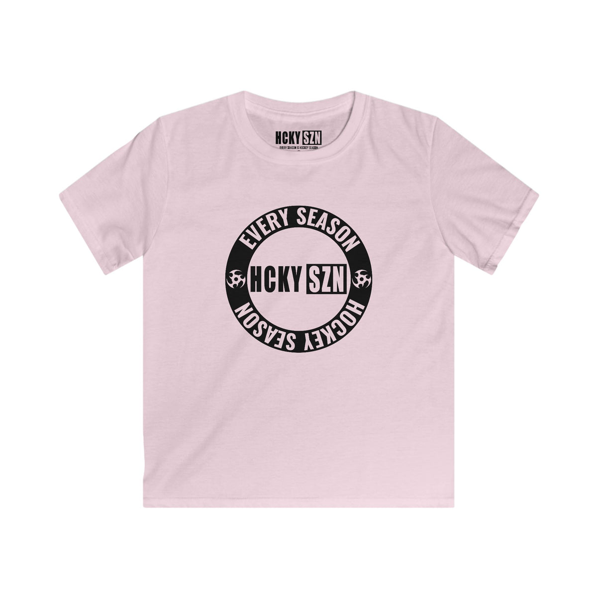 Youth Circle SZN Softstyle Tee (Black Logo) - Various Colors